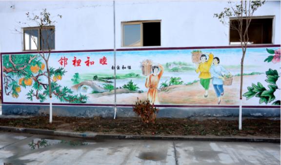 霍邱乡镇文化墙 乡风文明焕发新活力