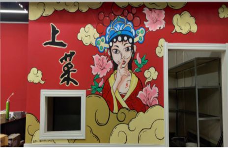  霍邱墙体彩绘的发展和应用