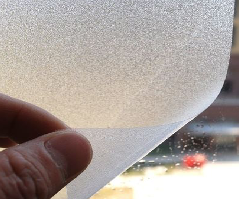  霍邱玻璃门外面粘广告用什么材料好？