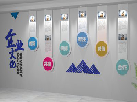  霍邱企业文化墙需要传递什么办公文化？